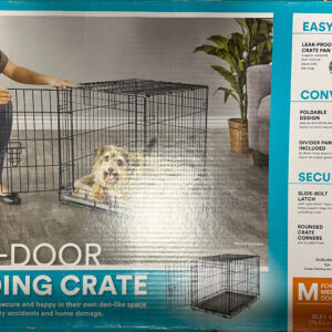 You & Me 1-Door Folding Crate for Medium Dogs