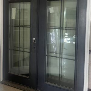 Door-Black Steel Patio Door