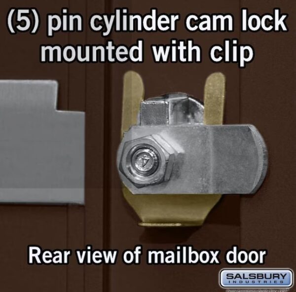Horizontal Mailboxes Locking Metal Extra Large Mailbox Bronze - Image 2